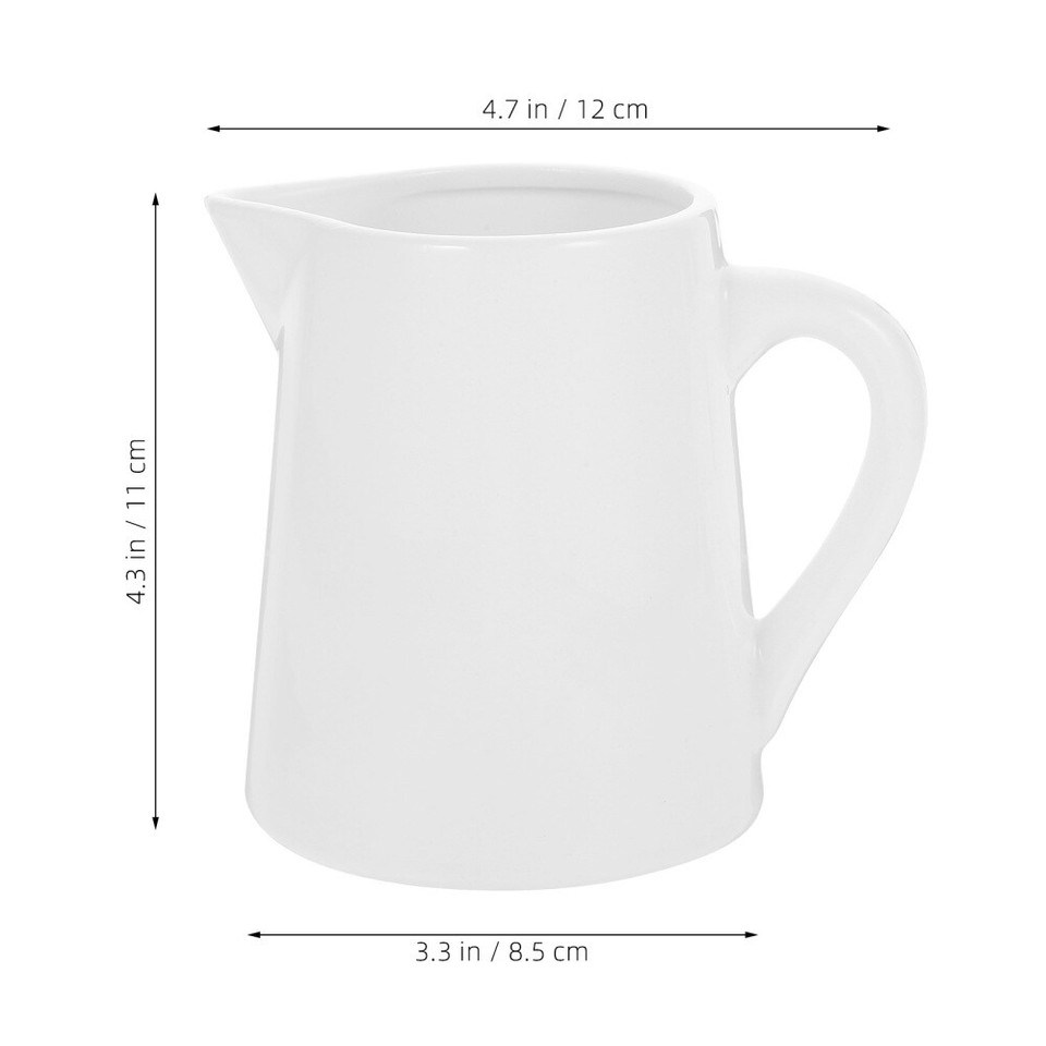 Ceramic Milk Jug Creamer Container Coffee Dispenser Tea Cups Honey Pot eBay