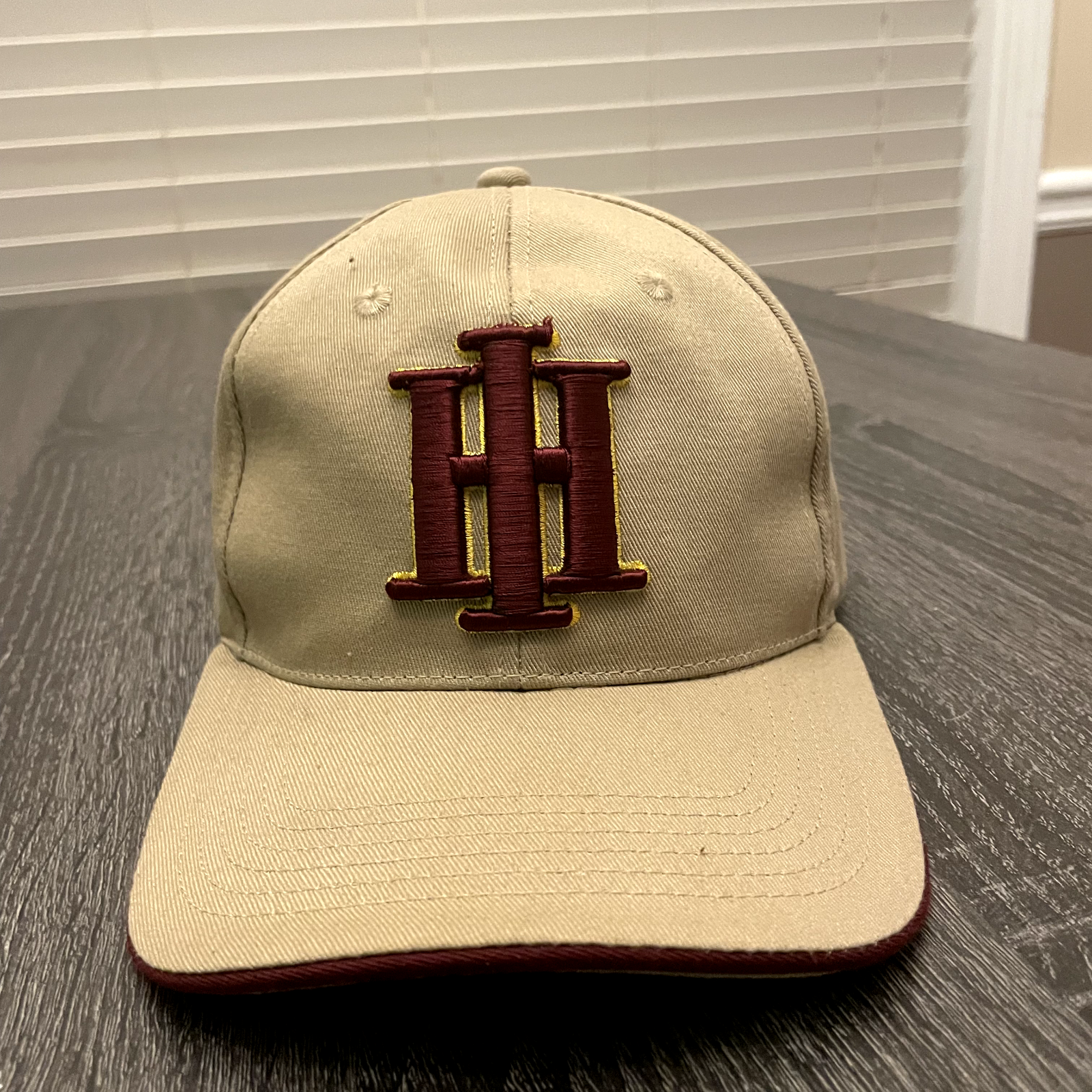 Bears Made In USA Beige Embroidered Adjustable Hat