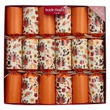 Robin Reed Racing Turkey English Christmas Crackers, 72236, 13 Inches (Set of 6)