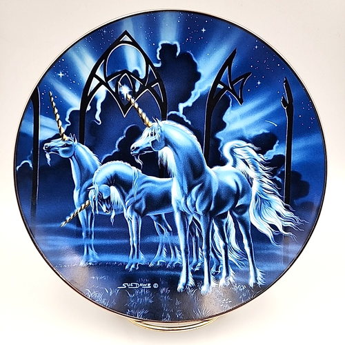 Mystery of the Unicorn Sue Dawe Limited Edition Collector Plate – Royal Doulton