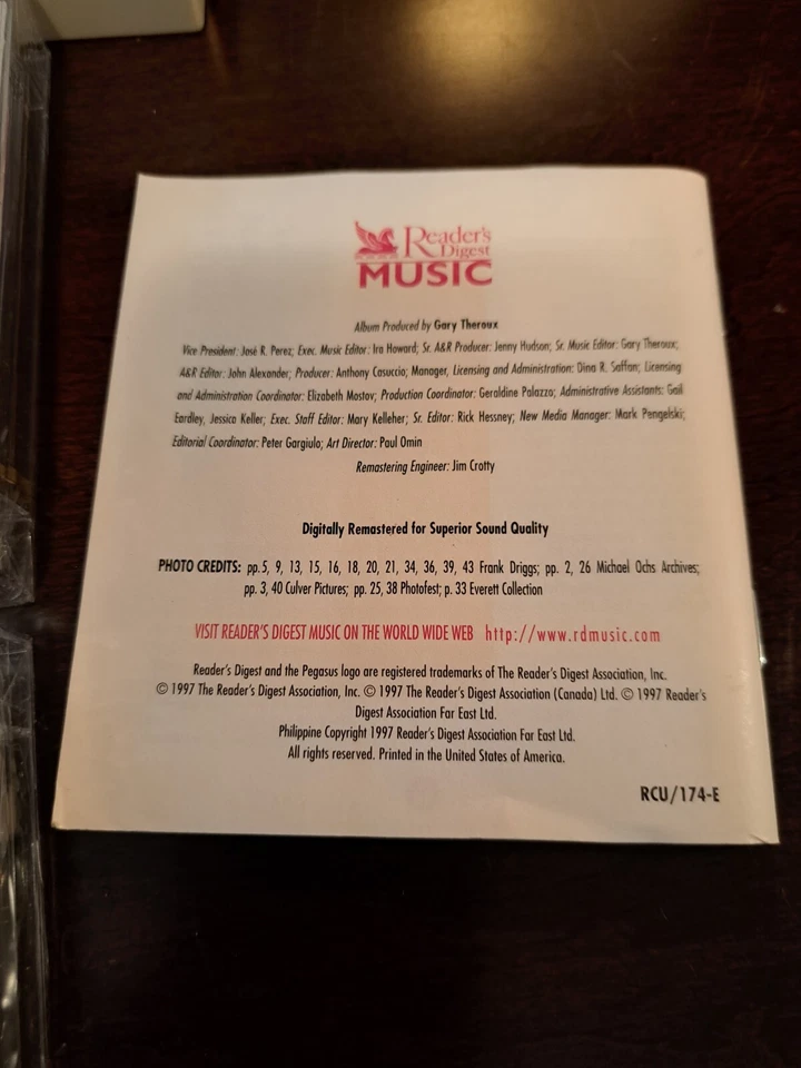 READERS DIGEST Cassette Tapes Top Ten Collection The Late 40s w/ Booklet - Image 2 of 3