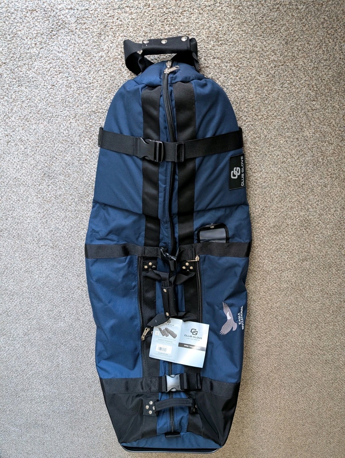 Navy  Never Used Golf Club Travel Bag