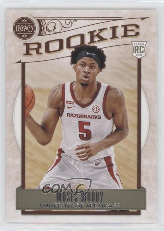 2021-22 Panini Chronicles Draft Picks Legacy Rookies Moses Moody #345 5r6