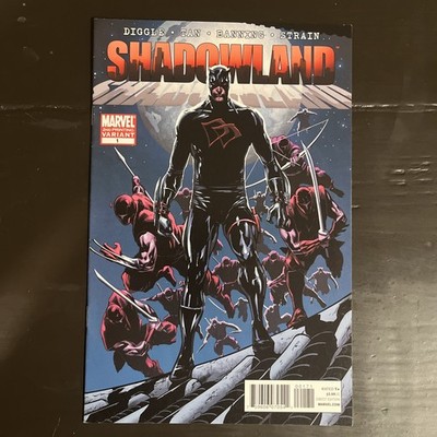Marvel Comics Shadowland #1Variant Second Printing Diggle Tan Banning 
