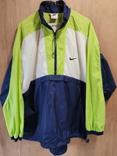 vtg 90s NIKE Sportswear Packable Nylon Windbreaker Running Jacket Women's SzL