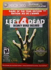 Left 4 Dead -- Game of the Year Edition (Microsoft Xbox 360, 2009) Mint Disc!