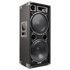 Max SP212 PA Speaker System 1400W Dual 12" Woofers for DJ Disco Parties