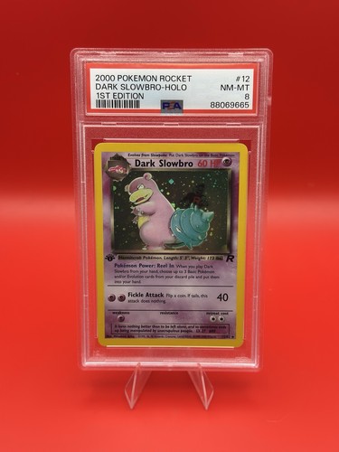Dark Slowbro (1st Edition) graded PSA 8 for sale on eBay