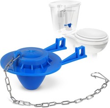 2 Inch Toilet Flapper Replacement Kit - Universal Toilet Stopper Flappers, Durab