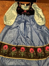 Disfraz Princesa Escandinava Vestido XL 7-9 años ANNA CONGELADA
