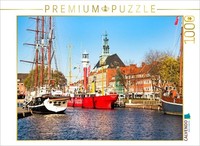 Calvendo Puzzle Emden On The Ratsdelft | 1000 Pieces, Finished Size 25.2 × 18.9