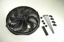 Racing Power Company R1014 Universal Curved Blade 12V Electric 14" Cooling Fan