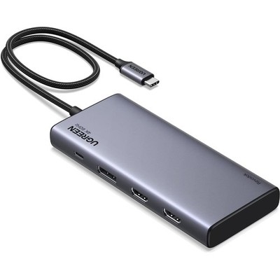 USB C Dock Triple Display 4K HDMI DP 60Hz 10Gbps 100W USB Ports MacBook