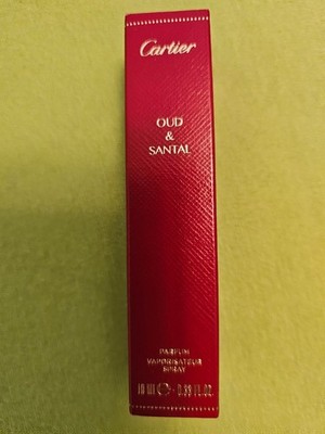 CARTIER '' OUD&SANTAL PARFUM TRAVEL SIZE 10 ML. VAPORISATEUR SPRAY