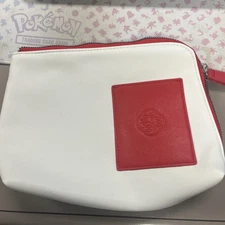 2025 Shiseido make up bag. White and red 