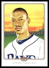 B.J. Upton 2010 Topps 206 #116 Rays MLB READ FREE SHIPPING AutographDen