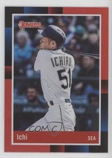 2022 Panini Donruss Retro 1988 Variation Holo Red Ichiro Suzuki (Ichi) HOF 04br