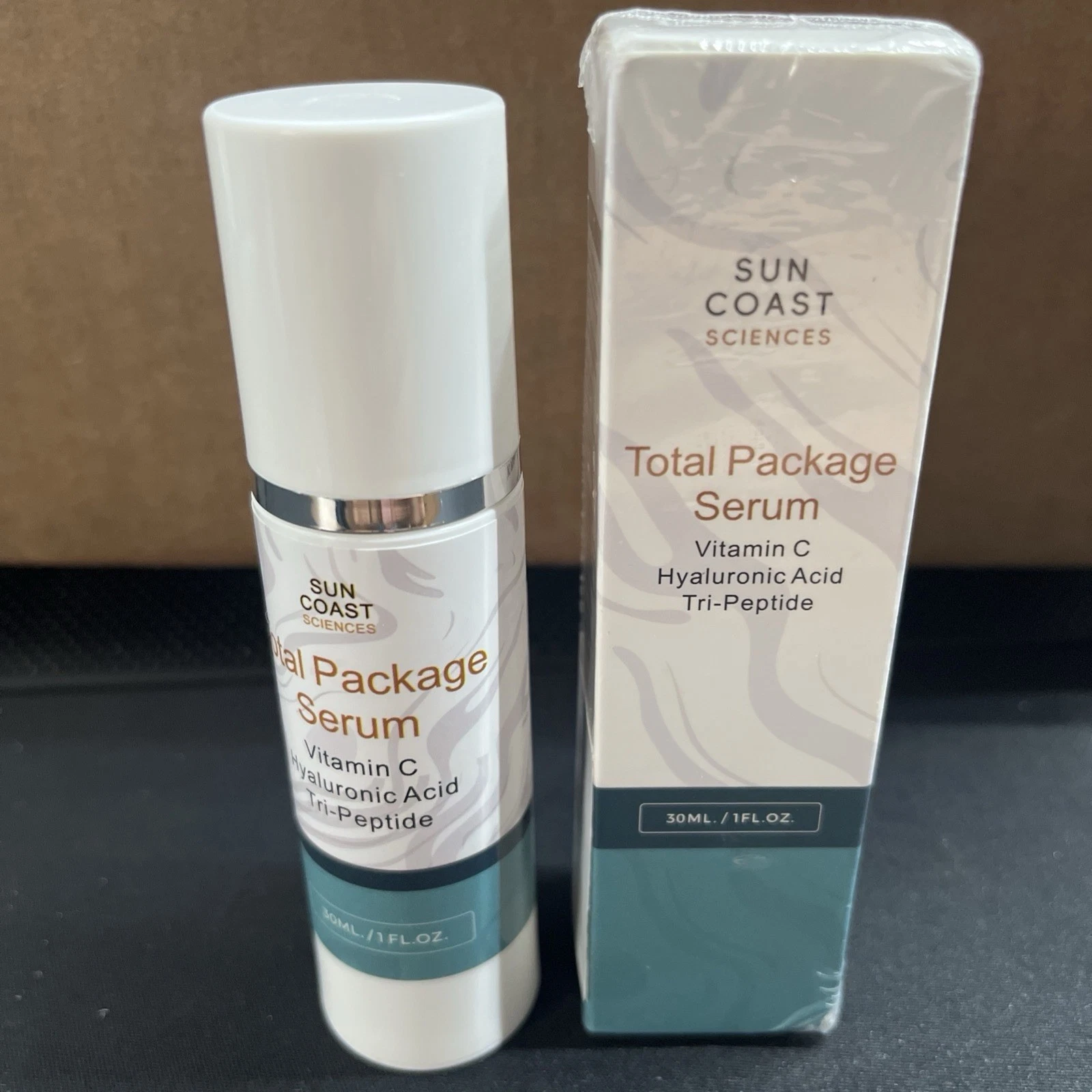 Sun Coast Science Total Package Serum, Vitamin C, Hyaluronic Acid, 1 Ounce