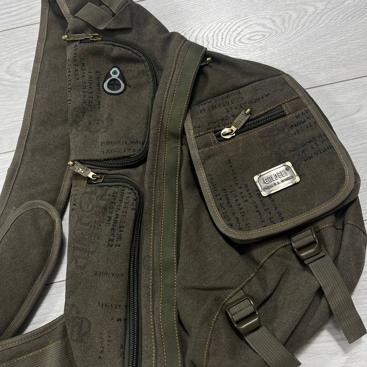 【archive】00s Diesel military sling bag DIESEL 2000'S UTILITY SLING BAG – BAD MOUTH*