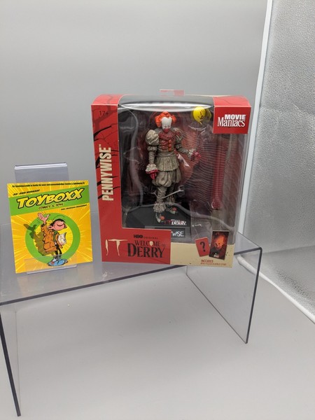 Es Welcome To Derry Pennywise (Bloody) 16 Cm Movie Maniacs McFarlane 2D-image