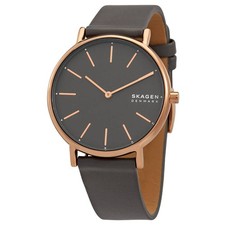 Skagen Signatur Quartz Charcoal Dial Ladies Watch SKW2794