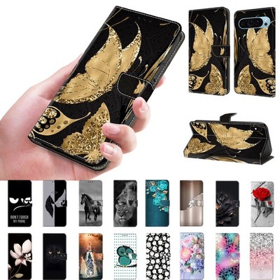 Cat Lion Flower Horse Wallet Cover Case For Honor 10 50 20 Lite X8 X7 30i Nova 9