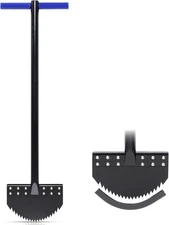 One-Piece 40in Manual Edger Lawn Tool with Spring Steel Blade