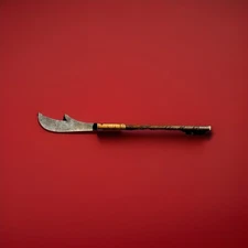 ANTIQUE TAIWAN Chinese Ceremonial Guandao Sword Pole Arm - YEAR OF THE SNAKE -