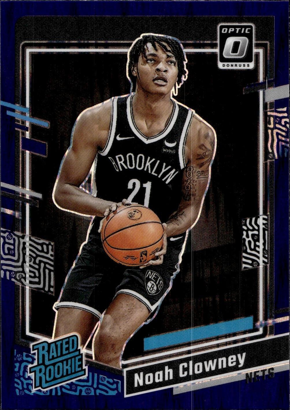 2023-24 Donruss Optic #205 Noah Clowney Purple Shock