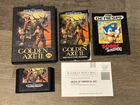 Golden Axe II Sega Genesis Complete CIB w/Poster Cleaned & Tested Authentic