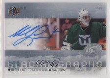 2014-15 Upper Deck Ice Glacial Graphs Mike Liut #GG-ML Auto x6g