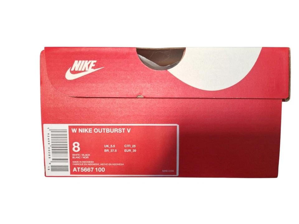 Nike W Outburst V Damen Sneaker Gr. 39 Neu OVP weiß schwarz white off AT5667 100 - Bild 4 von 4