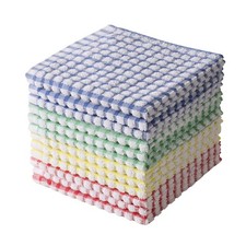 Kitchen Dish Cloths 12pcs, Bulk Cotton Absorbent Dish Rags, Perfect Cleaning ...