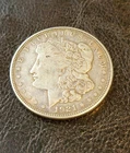 1921  Morgan One Dollar Silver Coin  Fine/VF Details Genuine Bullion Grade