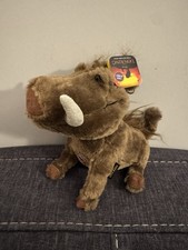 Disney The Lion King Pumbaa 7" Talking Plush New With Tag Pumba Warthog EB8