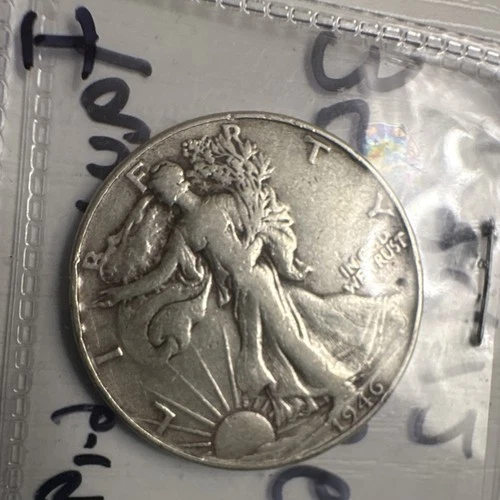 1946 Liberty Walking Half Dollar Silver 50C Business Strike Circulated US Coin