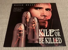 KILL OR BE KILLED (Laserdisc) DAVID HEAVENER AIP Studios CLV/CAV Very Rare!