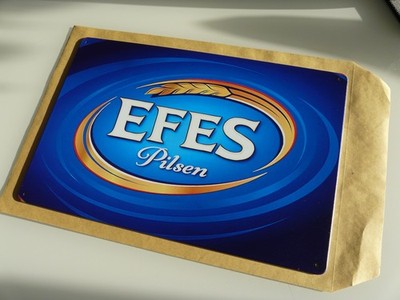 EFES PILSEN   Blechschild Gr.: 30 x 20 cm.