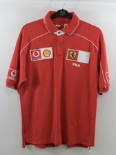 Ferrari Formula 1 F1 Polo Shirt 2000’s Adults Large Fila H884