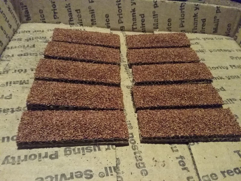 HO scale iron ore loads for Bowser G39a/b Iron Ore Jenny - Handmade Set Of 10