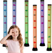 4Ft Sensory LED Water Bubble Tube Lamp