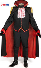 Halloween Headless Horseman Costume, Black Headless Cape, Mens Halloween Costume