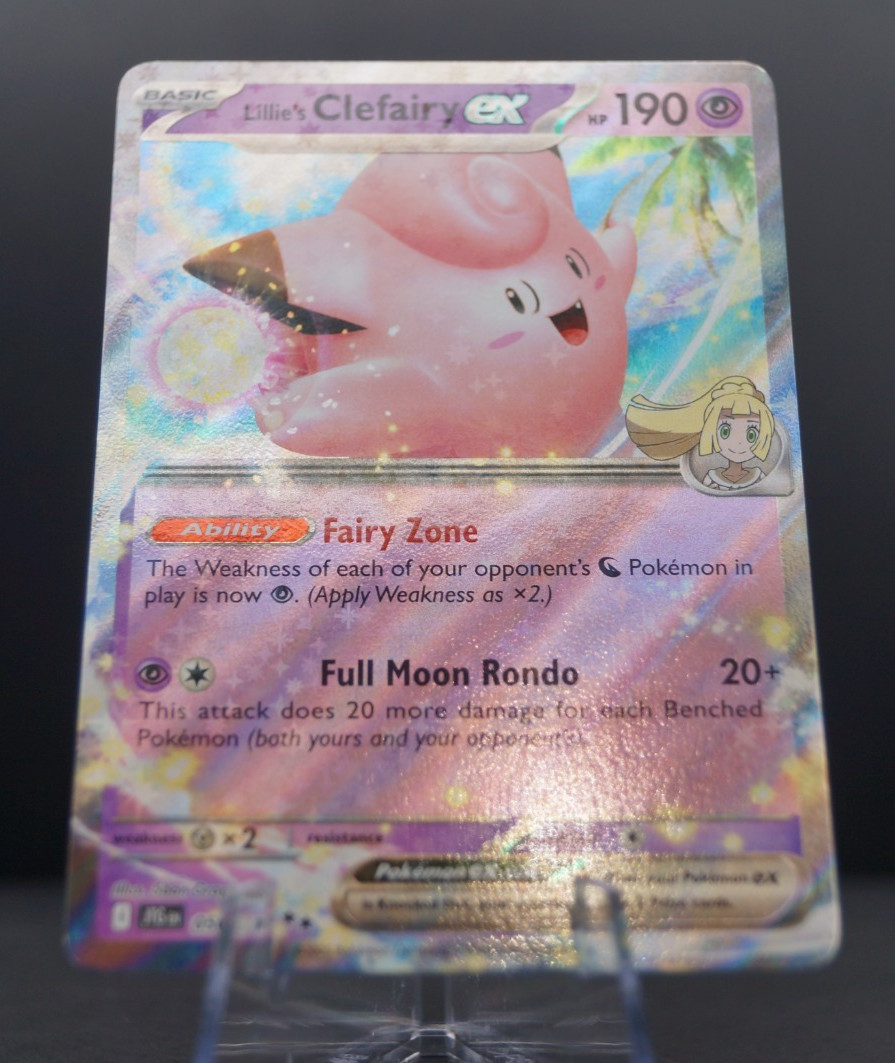 Pokemon - Lillie's Clefairy EX - 056/159 - Journey Together - Near Mint