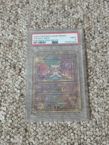 2000 Pokemon Game Movie Promo Ancient Mew - PSA 9 Mint