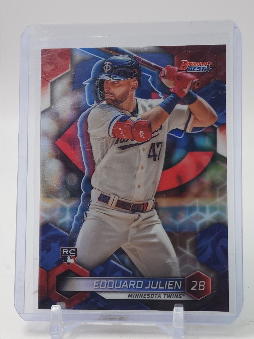 EDOUARD JULIEN 2023 BOWMAN'S BEST ROOKIE REFRACTOR TWINS #36 RC Q5556