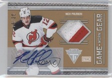2011 Titanium Game-Worn Gear Signatures Prime 18/25 Nick Palmieri #99 Auto 0c3