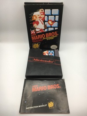 Nintendo NES 1985 - Super Mario Bros. w/ Box, Sleeve & Manual