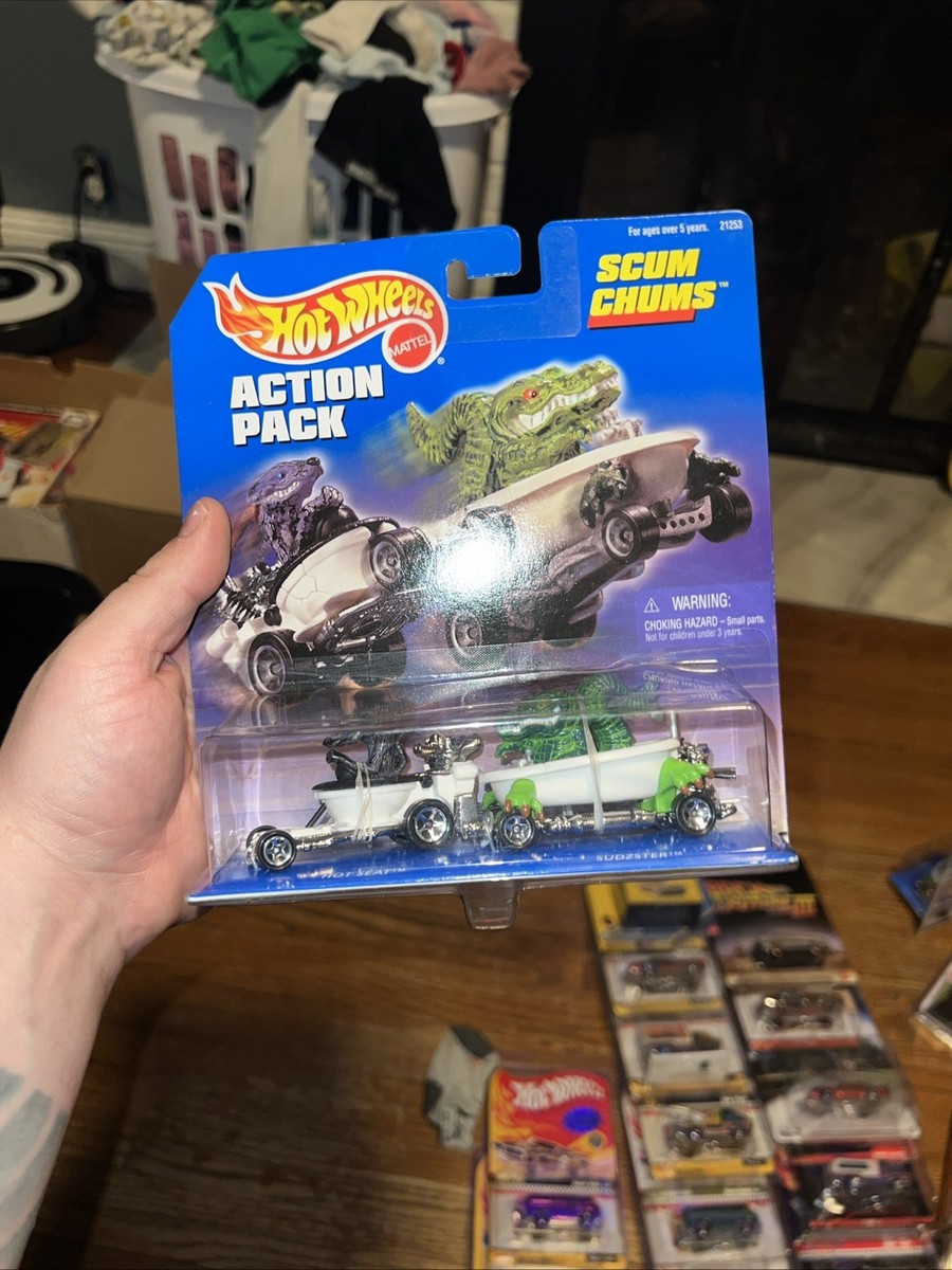 Hot Wheels Action Pack Scum Chums 1998 Hot Seat & Sudzster New