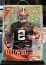2010 Topps Chrome - T.J. Ward #C149 X-Fractor (RC)