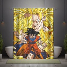 Best Popular Anime Print Shower Curtain Polyester Size 60" x 72" With Hooks